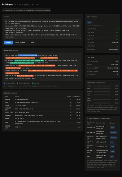 PrivLens – screenshot 2