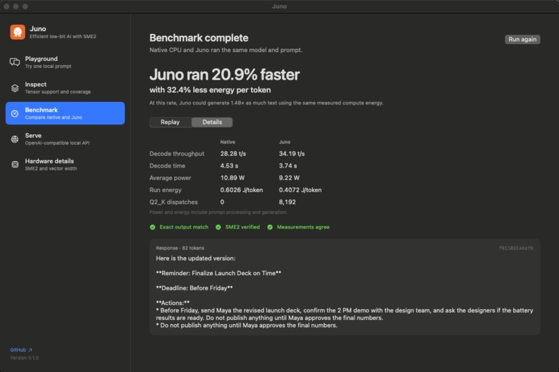 Juno – screenshot 2