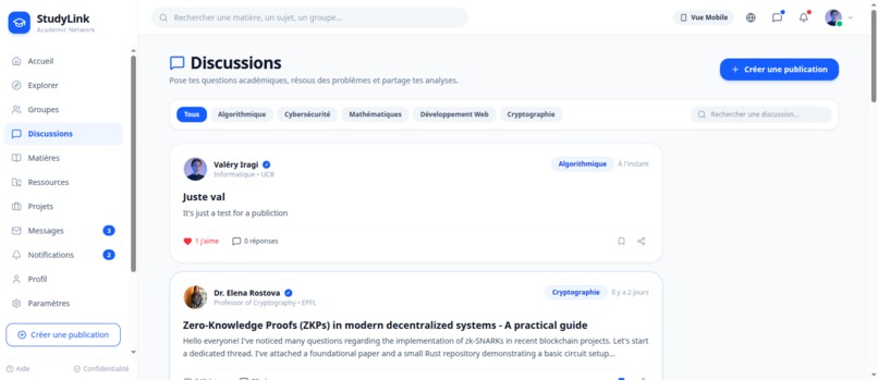 StudentLink – screenshot 1