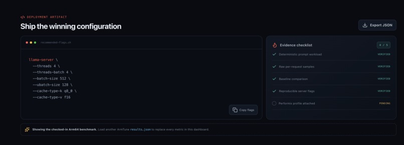 ArmTune – screenshot 1
