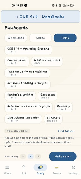 Cram – screenshot 3