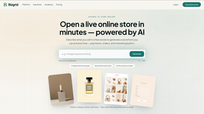 Bizgrid – screenshot 1