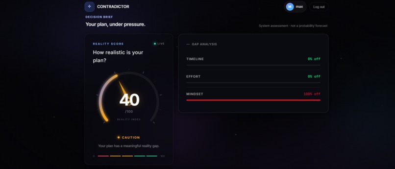 CONTRADICTOR AI – screenshot 5