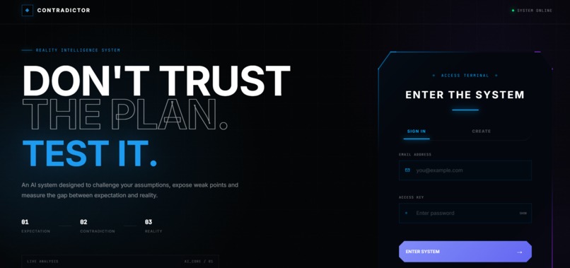 CONTRADICTOR AI – screenshot 12