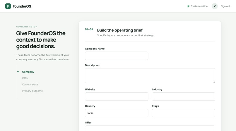 FounderOS – screenshot 8