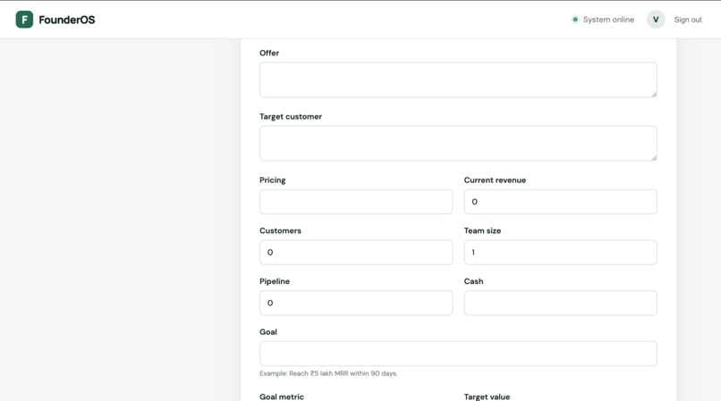 FounderOS – screenshot 9