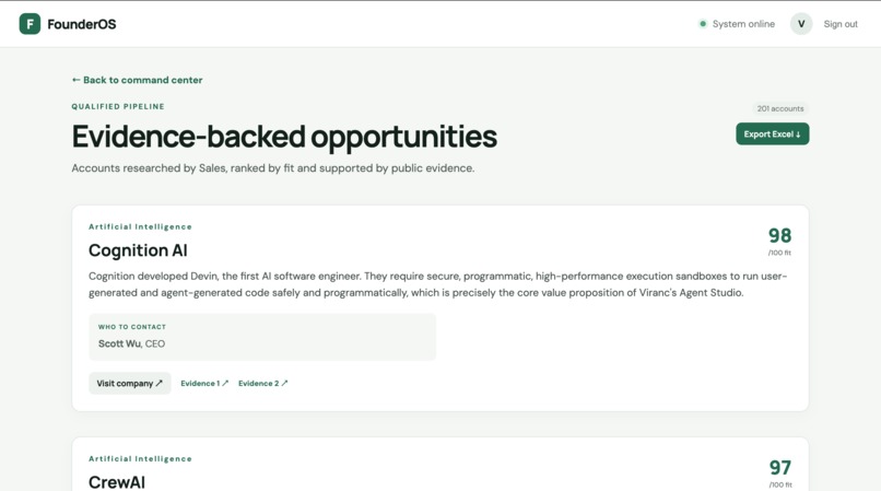 FounderOS – screenshot 11