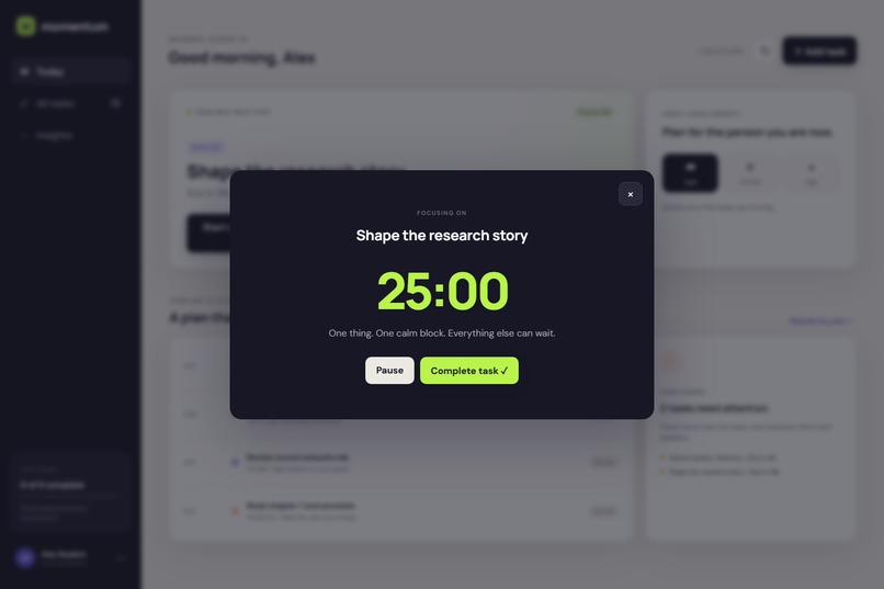 Momentum — Your Next Step, Made Clear – screenshot 4