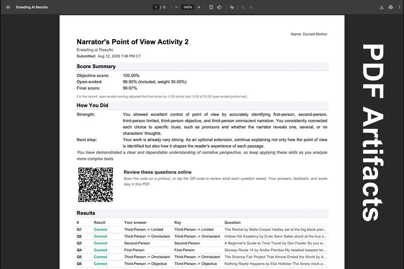 Ereading AI – screenshot 4