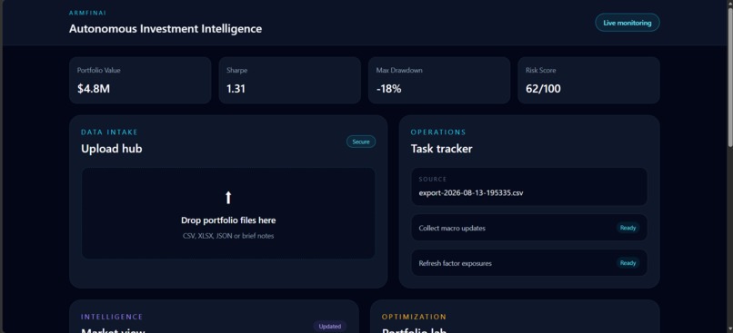 ArmFinAI – screenshot 2