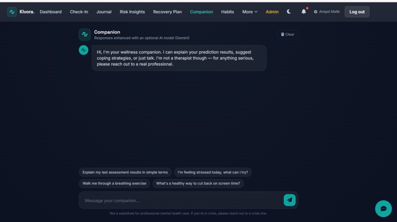 KIVORA — Adaptive Digital Habit Recovery – screenshot 9