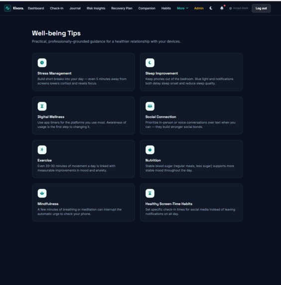 KIVORA — Adaptive Digital Habit Recovery – screenshot 14