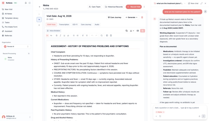 Rxnote AI – screenshot 2