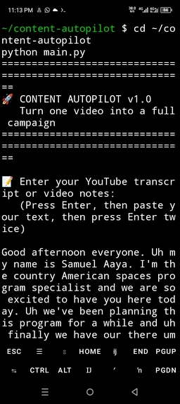 Content Autopilot – screenshot 1