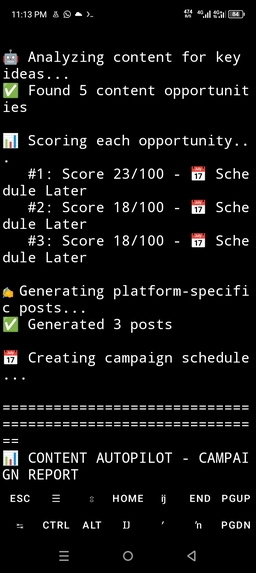 Content Autopilot – screenshot 2