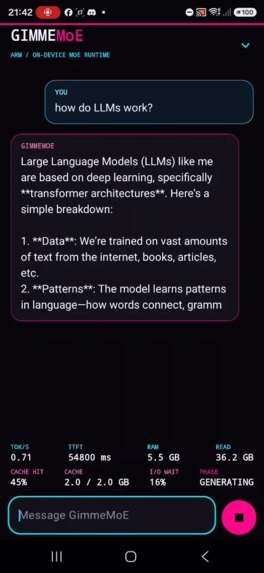 GimmeMoE – screenshot 2