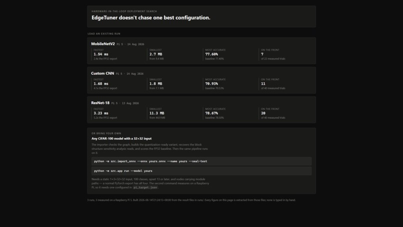 EdgeTuner – screenshot 1