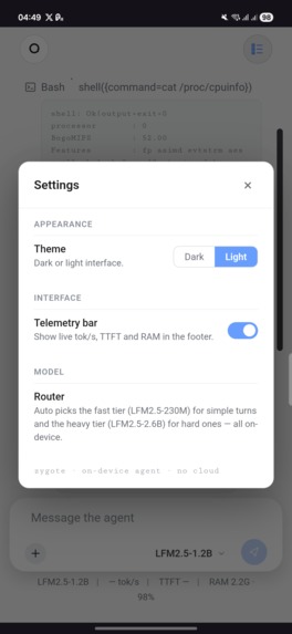 Zygote: On-Device AI Agent Harness – screenshot 4
