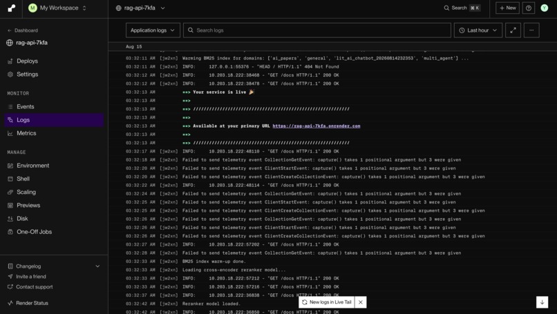 Multi-Agent RAG  Grounded Research Assistant – screenshot 6