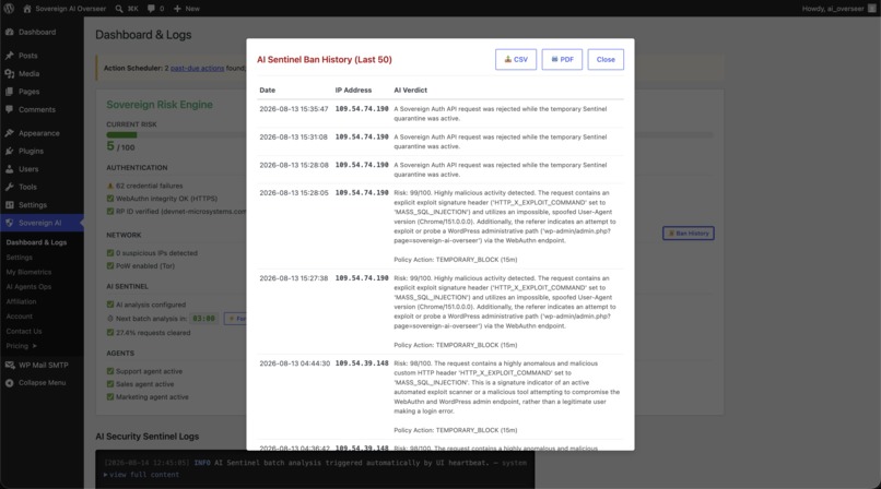 Sovereign AI Overseer: AI-Operated Zero-Trust Security – screenshot 3