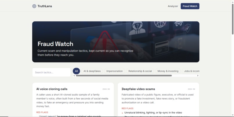 TruthLens – screenshot 3