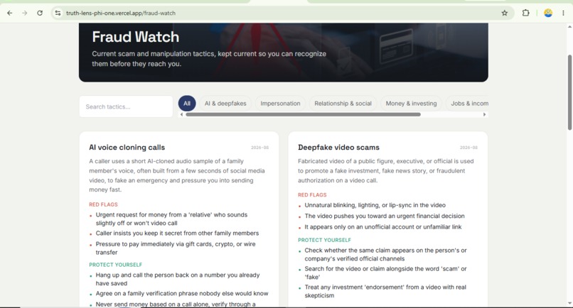 TruthLens – screenshot 4