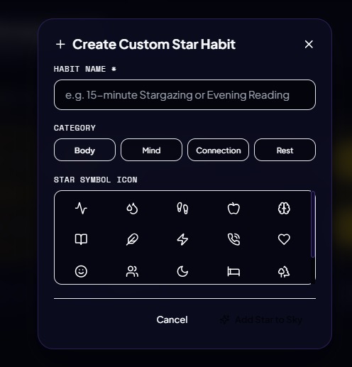 Habit Constellation – screenshot 1
