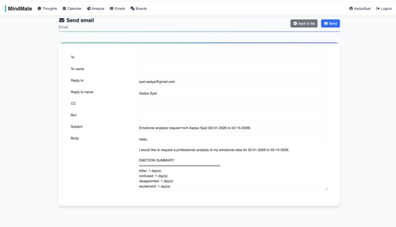 MindMate: AI-Powered Mental Wellness – screenshot 5