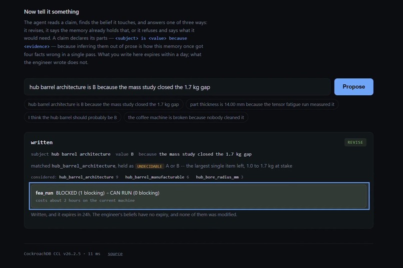 A memory that knows what it is missing – screenshot 3