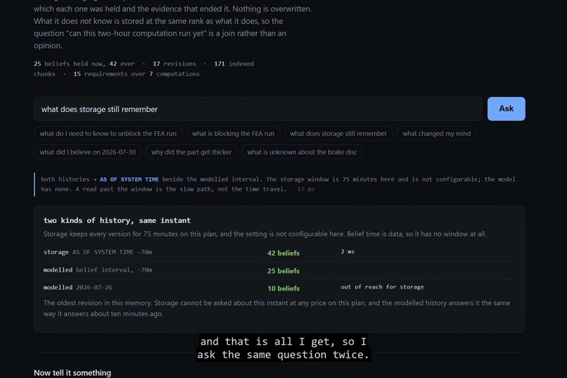 A memory that knows what it is missing – screenshot 5