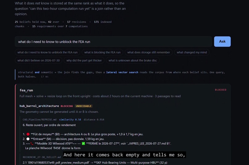 A memory that knows what it is missing – screenshot 7