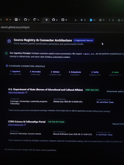 Pathlight — Universal Opportunity Discovery Engine – screenshot 1