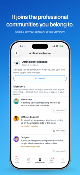 Noctral: AI Twin Networking – screenshot 2