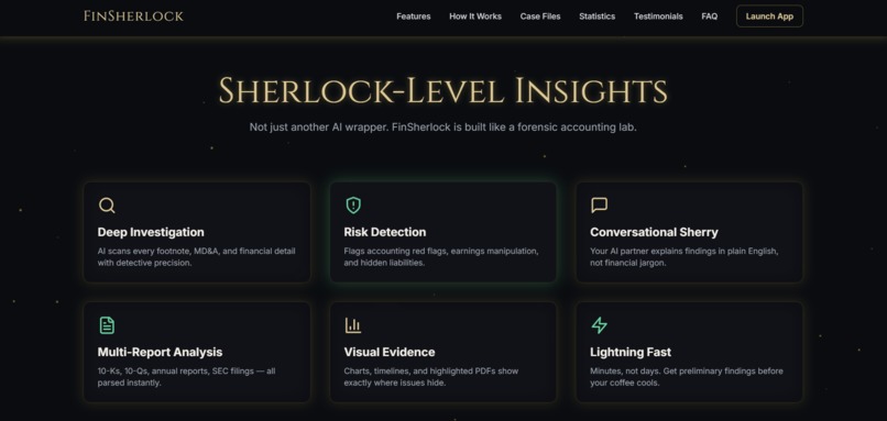 FinSherlock  – screenshot 2