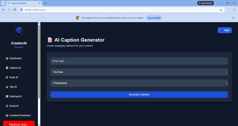 CreatorAI Toolkit – screenshot 2