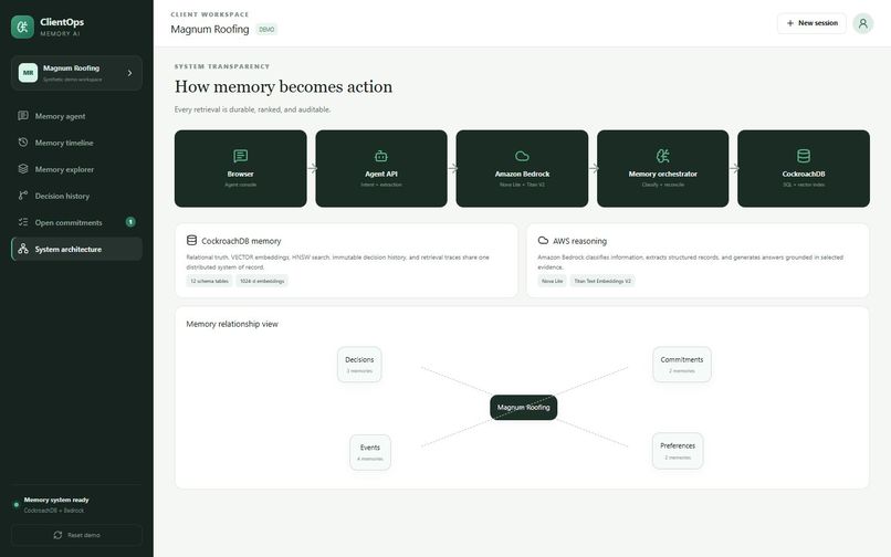 ClientOps Memory AI – screenshot 1