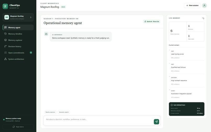 ClientOps Memory AI – screenshot 3