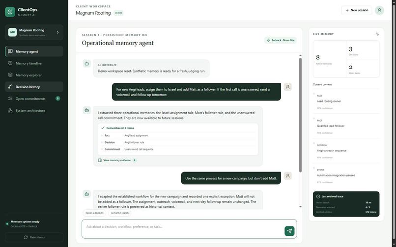ClientOps Memory AI – screenshot 5