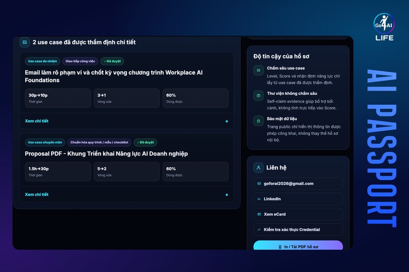 GO4AI AI Passport – screenshot 2
