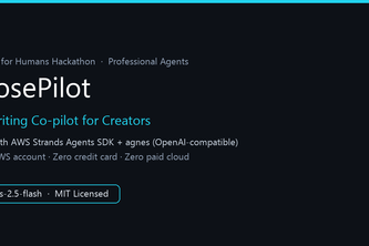 ProsePilot — AI Writing Co-pilot for Creators