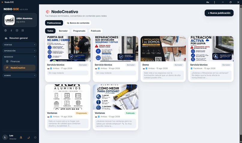 URBA Aluminios – screenshot 11