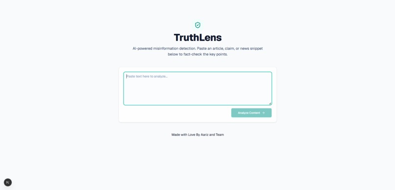 TruthLens – screenshot 1