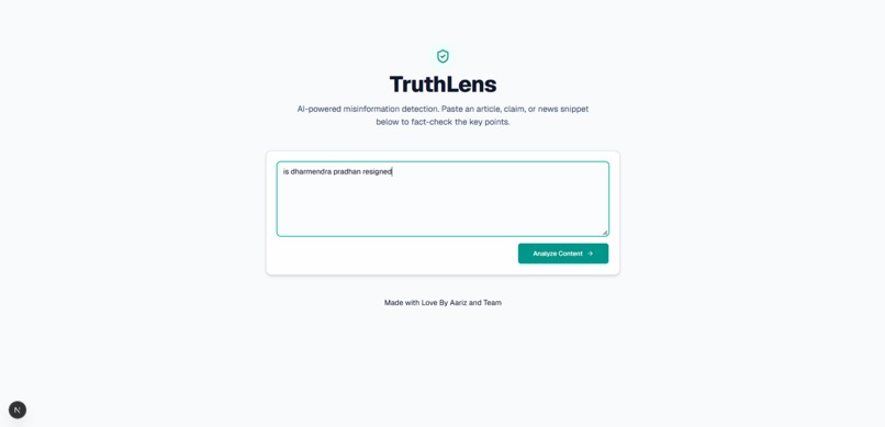 TruthLens – screenshot 2
