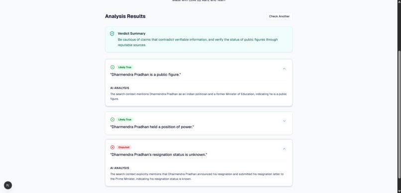 TruthLens – screenshot 5