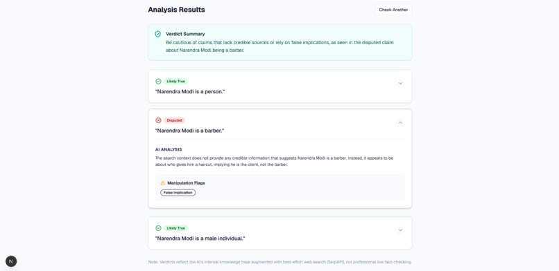 TruthLens – screenshot 7