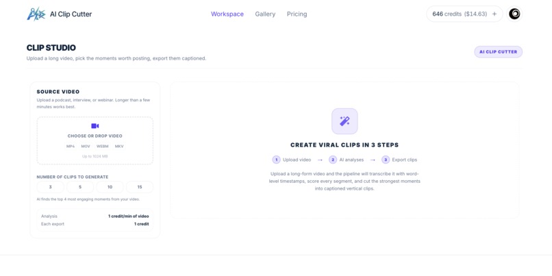 Ai Clip Cutter – screenshot 2