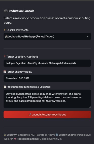 CineScout AI (The Autonomous Location Scout) – screenshot 2