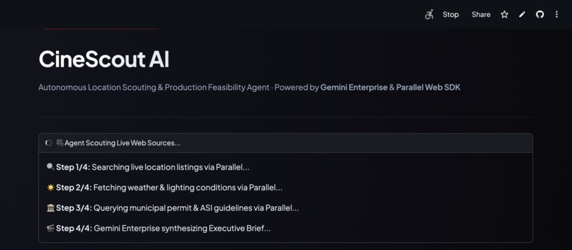CineScout AI (The Autonomous Location Scout) – screenshot 3