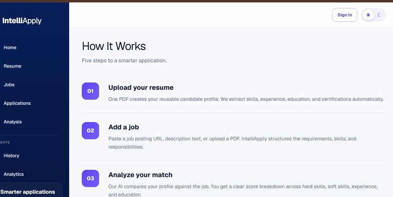 IntelliApply – screenshot 2