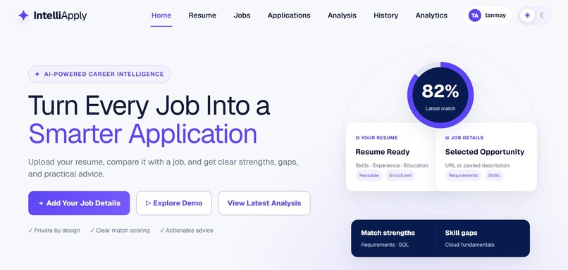 IntelliApply – screenshot 1
